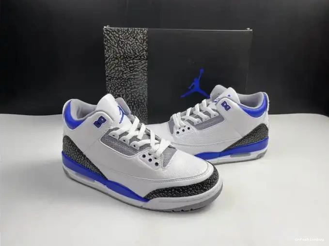 CT8532-145 Air Jordan Blue 3 Racer 0521